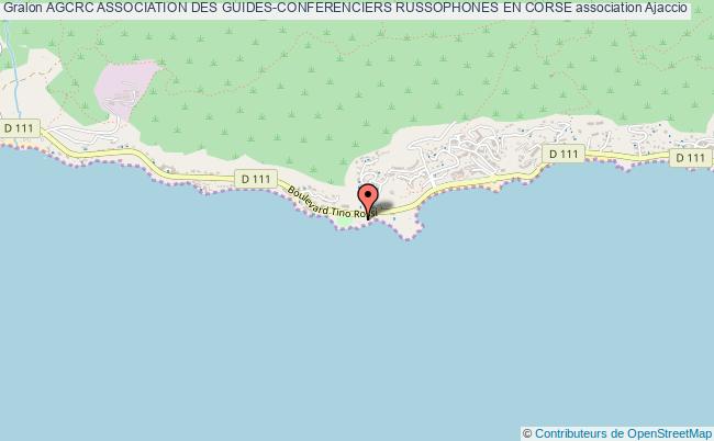 plan association Agcrc Association Des Guides-conferenciers Russophones En Corse Ajaccio