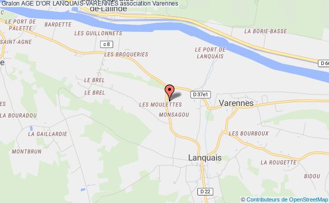 plan association Age D'or Lanquais-varennes Varennes