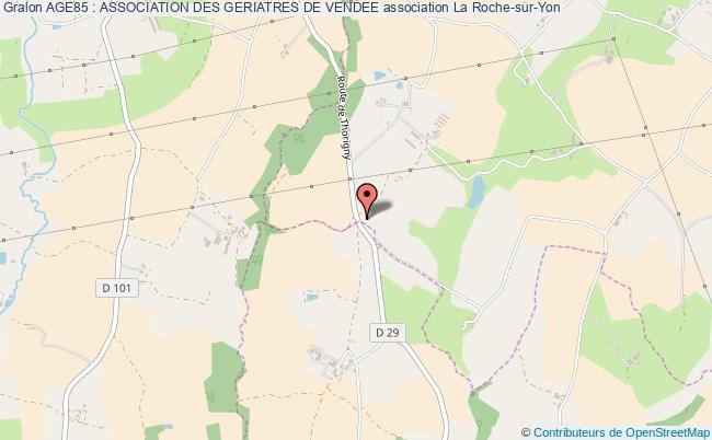 plan association Age85 : Association Des Geriatres De Vendee La    Roche-sur-Yon