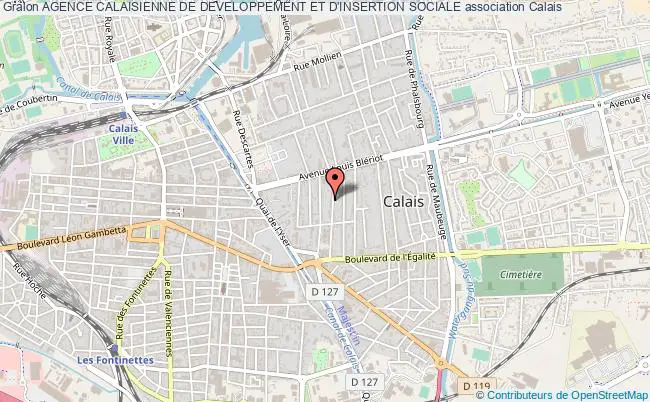 plan association Agence Calaisienne De Developpement Et D'insertion Sociale Calais