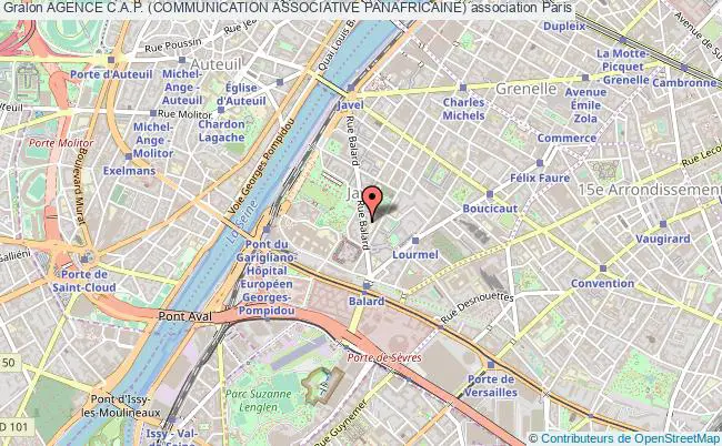 plan association Agence C.a.p. (communication Associative Panafricaine) Paris