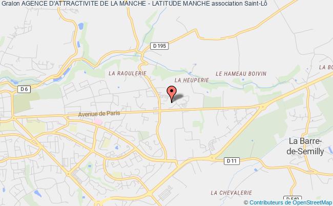 plan association Agence D'attractivite De La Manche - Latitude Manche Saint-Lô