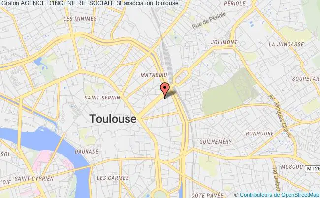 plan association Agence D'ingenierie Sociale 3i Toulouse