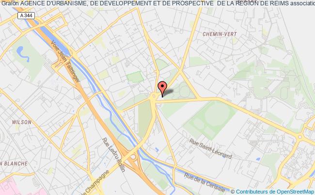 plan association Agence D'urbanisme, De Developpement Et De Prospective  De La Region De Reims Reims