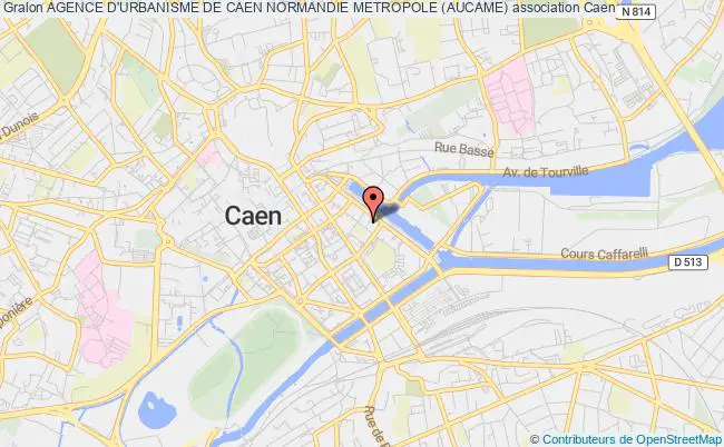 plan association Agence D'urbanisme De Caen Normandie Metropole (aucame) Caen