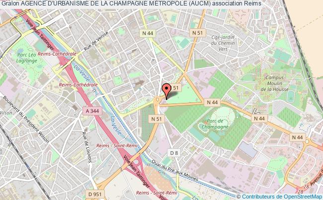 plan association Agence D'urbanisme De La Champagne MÉtropole (aucm) Reims