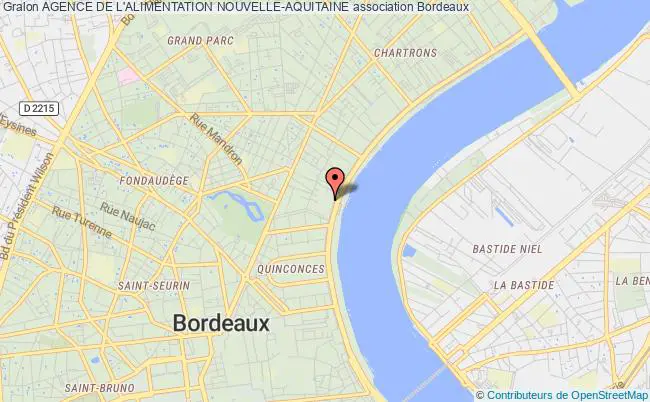plan association Agence De L'alimentation Nouvelle-aquitaine Bordeaux cedex