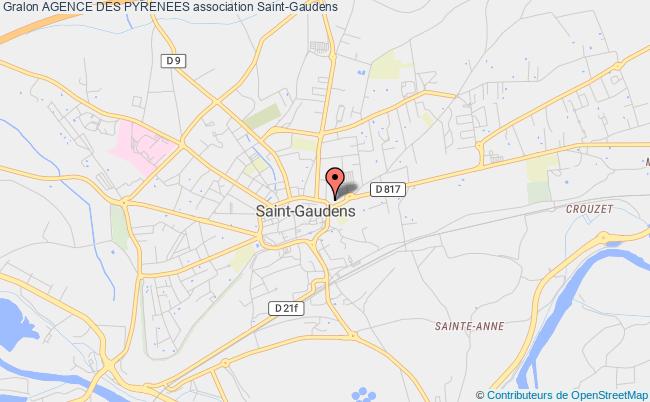 plan association Agence Des Pyrenees Saint-Gaudens