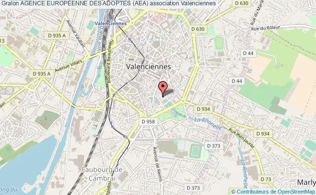 plan association Agence EuropÉenne Des Adoptes (aea) Valenciennes