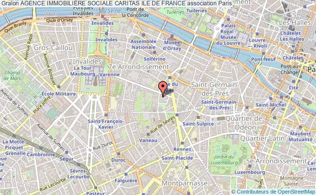 plan association Agence ImmobiliÈre Sociale Caritas Ile De France Paris