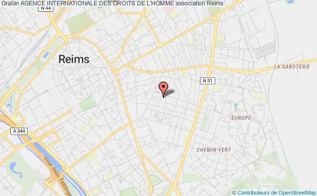 plan association Agence Internationale Des Droits De L'homme Reims