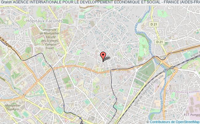 plan association Agence Internationale Pour Le Developpement Economique Et Social - France (aides-france) Montpellier