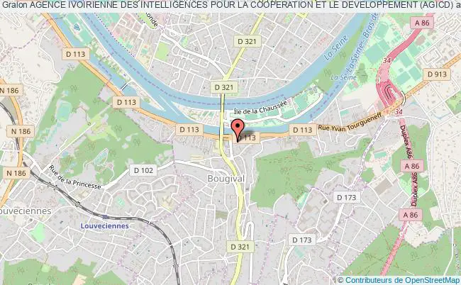 plan association Agence Ivoirienne Des Intelligences Pour La Cooperation Et Le Developpement (agicd) Bougival