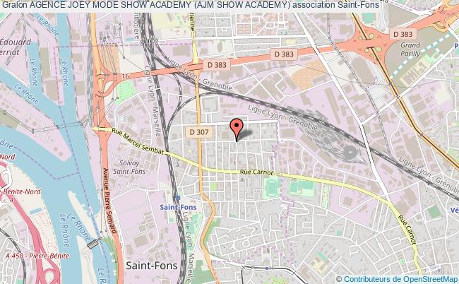 plan association Agence Joey Mode Show Academy (ajm Show Academy) Saint-Fons