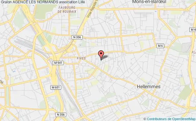 plan association Agence Les Normands Lille