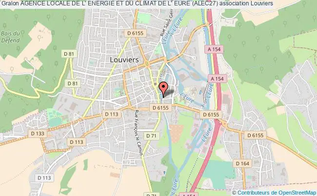 plan association Agence Locale De L' Energie Et Du Climat De L' Eure (alec27) Louviers