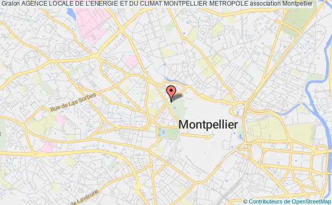 plan association Agence Locale De L'energie Et Du Climat Montpellier Metropole Montpellier