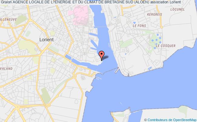 plan association Agence Locale De L?Énergie Et Du Climat De Bretagne Sud (aloen) Lorient
