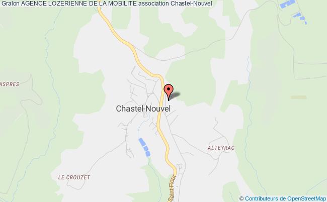 plan association Agence Lozerienne De La Mobilite Chastel-Nouvel