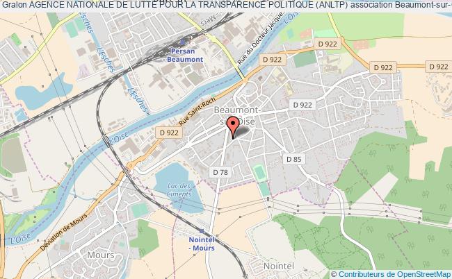 plan association Agence Nationale De Lutte Pour La Transparence Politique (anltp) Beaumont-sur-Oise