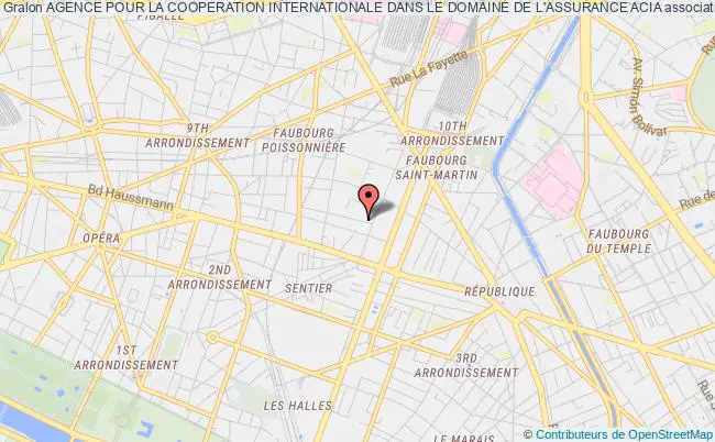 plan association Agence Pour La Cooperation Internationale Dans Le Domaine De L'assurance Acia Paris