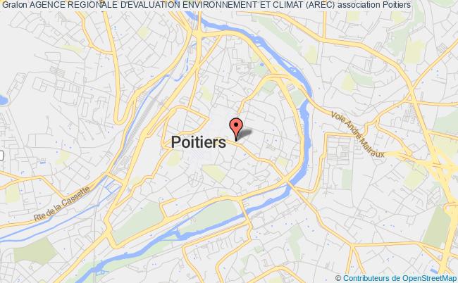 plan association Agence Regionale D'evaluation Environnement Et Climat (arec) Poitiers