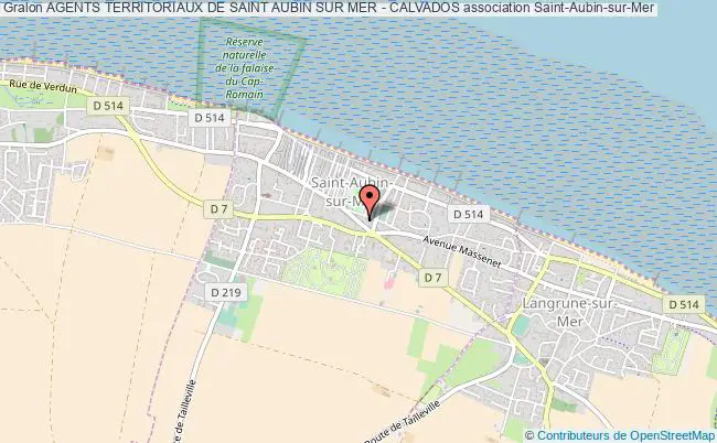 plan association Agents Territoriaux De Saint Aubin Sur Mer - Calvados Saint-Aubin-sur-Mer