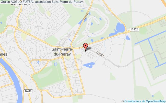 plan association Agglo Futsal Saint-Pierre-du-Perray