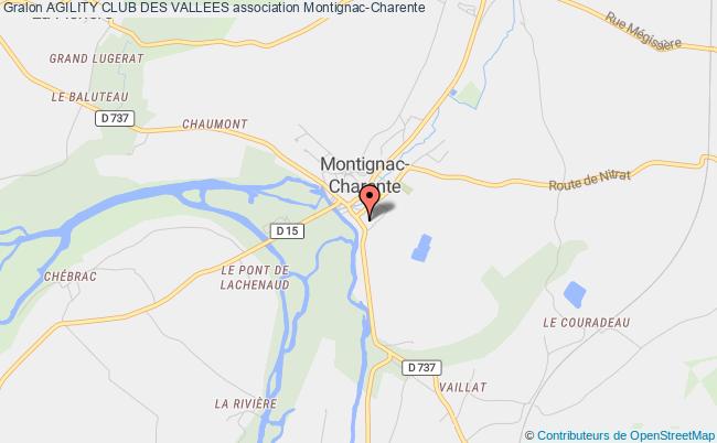 plan association Agility Club Des Vallees Montignac-Charente