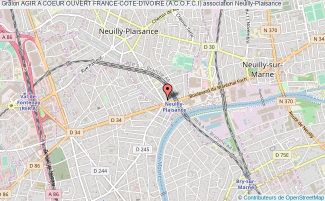 plan association Agir A Coeur Ouvert France-cote-d'ivoire (a.c.o.f.c.i) Neuilly-Plaisance