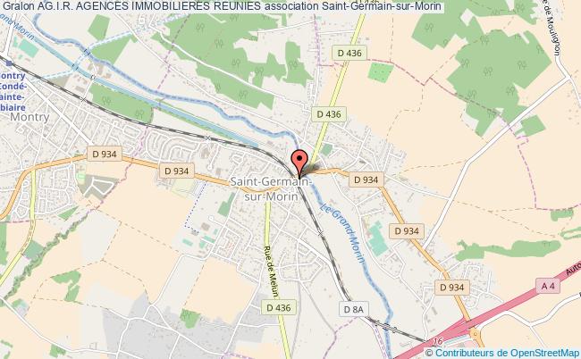 plan association Ag.i.r. Agences Immobilieres Reunies Saint-Germain-sur-Morin