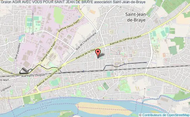 plan association Agir Avec Vous Pour Saint Jean De Braye Saint-Jean-de-Braye