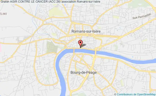 plan association Agir Contre Le Cancer (acc 26) Romans-sur-Isère