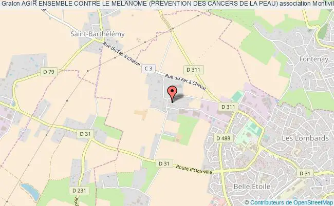 plan association Agir Ensemble Contre Le Melanome (prevention Des Cancers De La Peau) Montivilliers