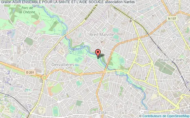 plan association Agir Ensemble Pour La Sante Et L'aide Sociale Nantes