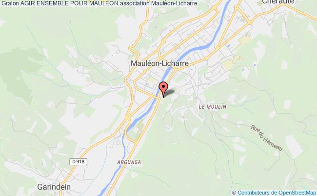 plan association Agir Ensemble Pour Mauleon Mauléon-Licharre