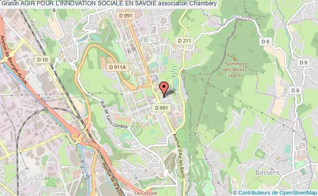 plan association Agir Pour L'innovation Sociale En Savoie Chambéry