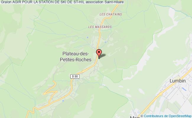 plan association Agir Pour La Station De Ski De St-hil Plateau-des-Petites-Roches