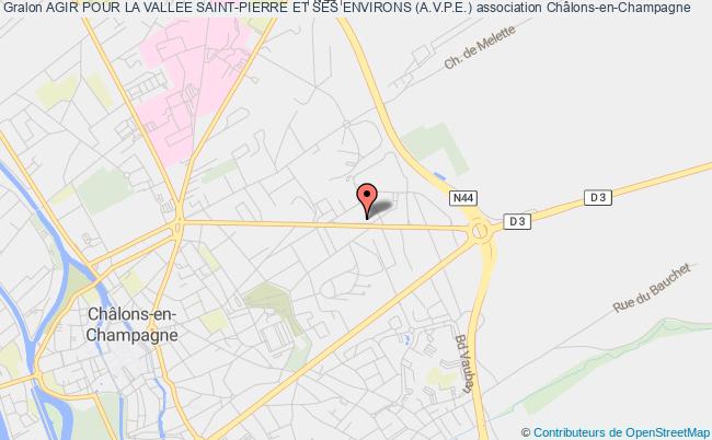 plan association Agir Pour La Vallee Saint-pierre Et Ses Environs (a.v.p.e.) Châlons-en-Champagne