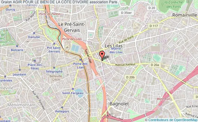 plan association Agir Pour Le Bien De La CÔte D'ivoire Paris