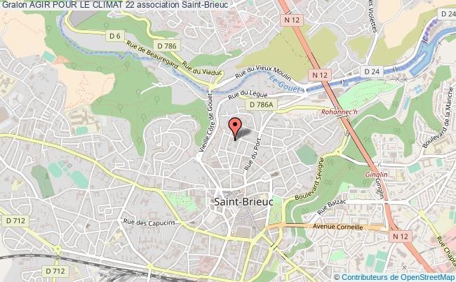 plan association Agir Pour Le Climat 22 Saint-Brieuc