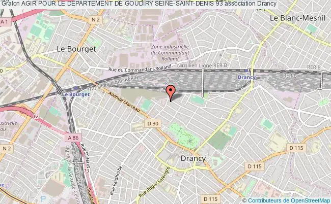 plan association Agir Pour Le Departement De Goudiry Seine-saint-denis 93 Drancy
