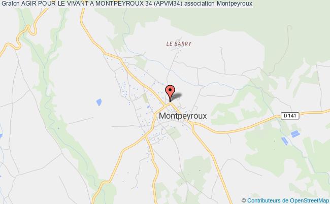 plan association Agir Pour Le Vivant A Montpeyroux 34 (apvm34) Montpeyroux