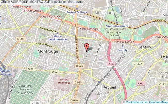 plan association Agir Pour Montrouge Montrouge