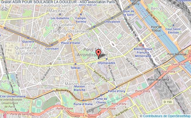 plan association Agir Pour Soulager La Douleur - Asd Paris