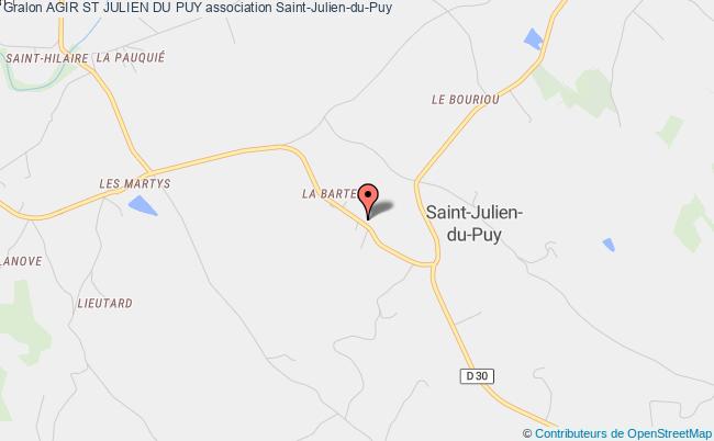 plan association Agir St Julien Du Puy Saint-Julien-du-Puy
