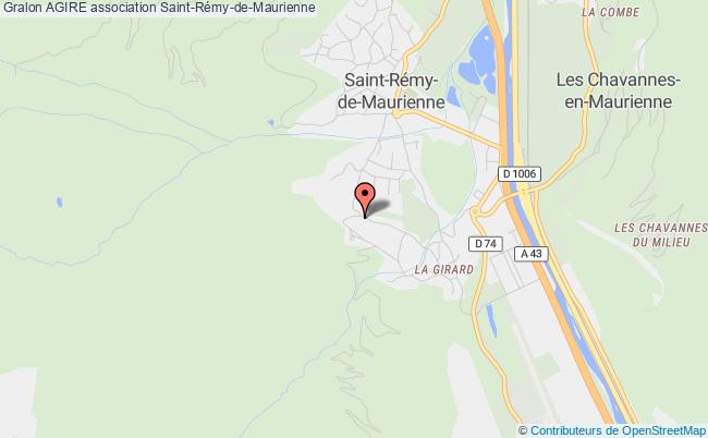 plan association Agire Saint-Rémy-de-Maurienne