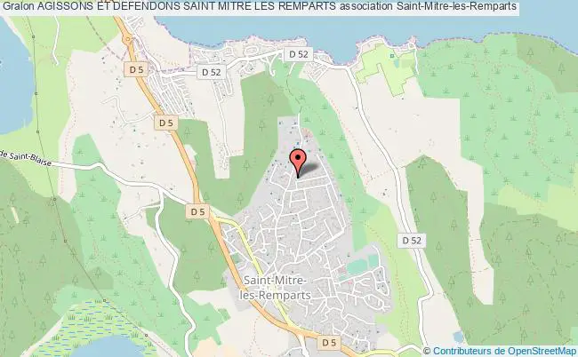 plan association Agissons Et Defendons Saint Mitre Les Remparts Saint-Mitre-les-Remparts