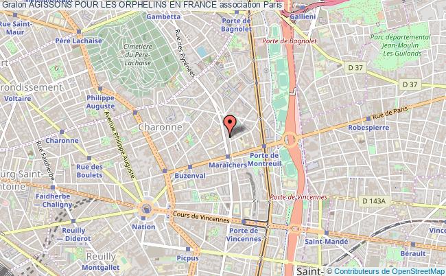 plan association Agissons Pour Les Orphelins En France Paris