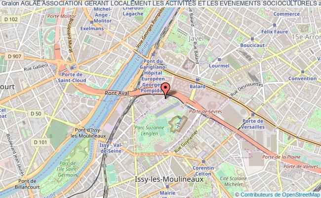plan association Aglae Association Gerant Localement Les Activites Et Les Evenements Socioculturels Paris